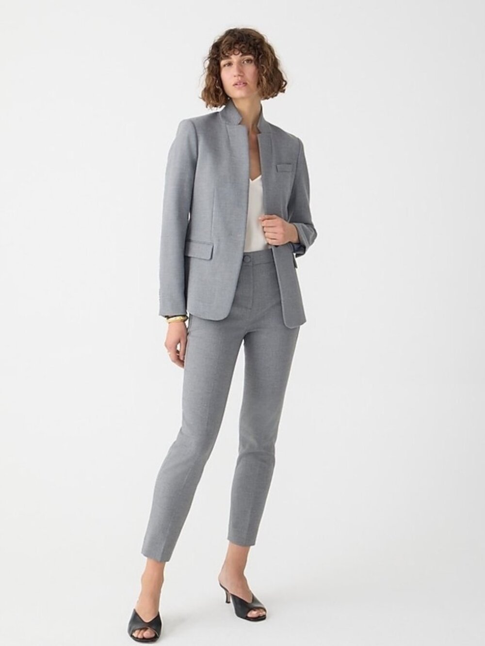J. CREW 365 high rise cameron crop pants in four season stretch (8T)